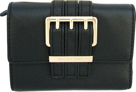 michael kors gansevoort wallet|Michael Kors Gansevoort MD Trifold Black Leather Clutch Wallet.